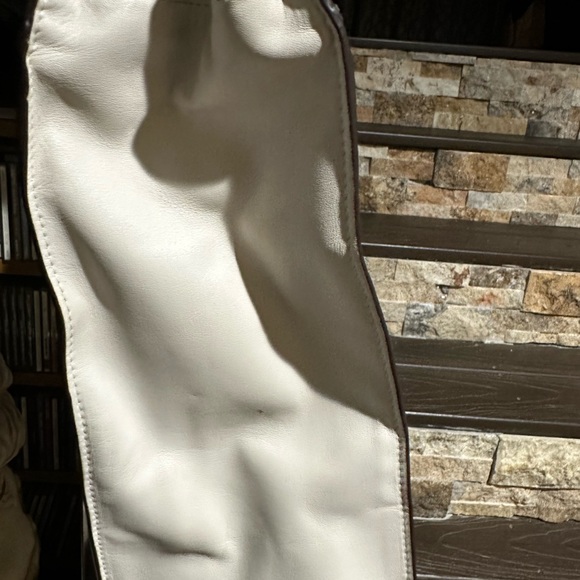 Coach Off-White Charlie Python Handbag in excellent pre-owned condition. - Picture 11 of 13